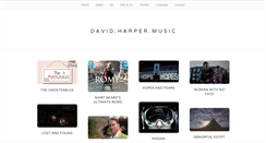 Desktop Screenshot of davidharpermusic.com