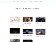 Tablet Screenshot of davidharpermusic.com